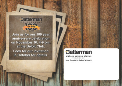 Batterman 100 Year Anniversary Party Sav
