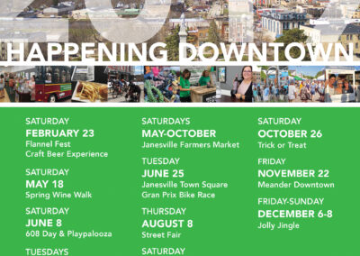 Downtown Janesville Inc. 2019 Events Fly
