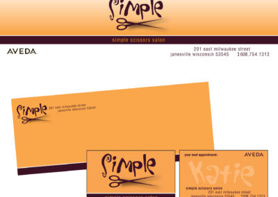 Simple Scissors corporate identity package